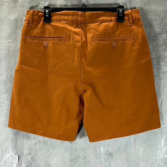And Now This Men's Brown Stretch Performance Chino Shorts SZ 34 - Picture 2 of 11